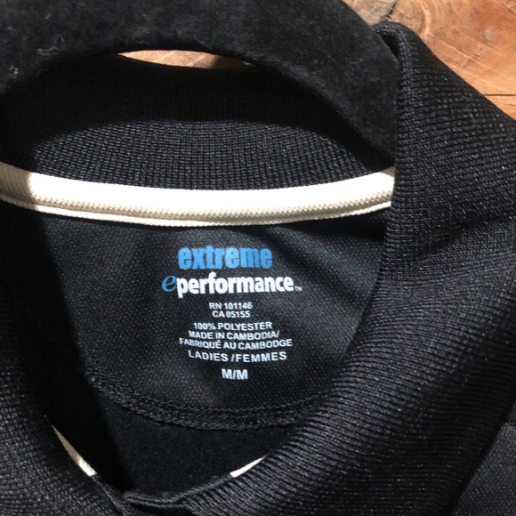 Women’s (M) black Stella Atois polo - Picture 4 of 4